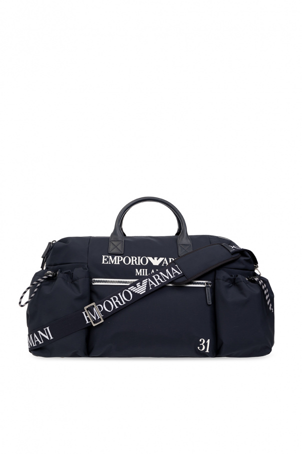 welniany garnitur giorgio armani garnitur ubuv Navy blue Duffel